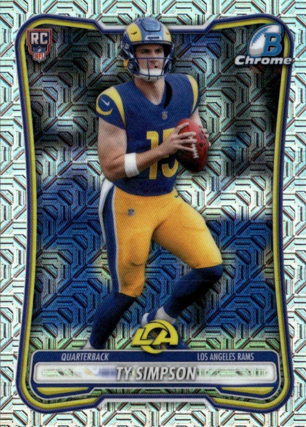 Ty Simpson [Mojo] #BCV-102 2026 Bowman Chrome NFL