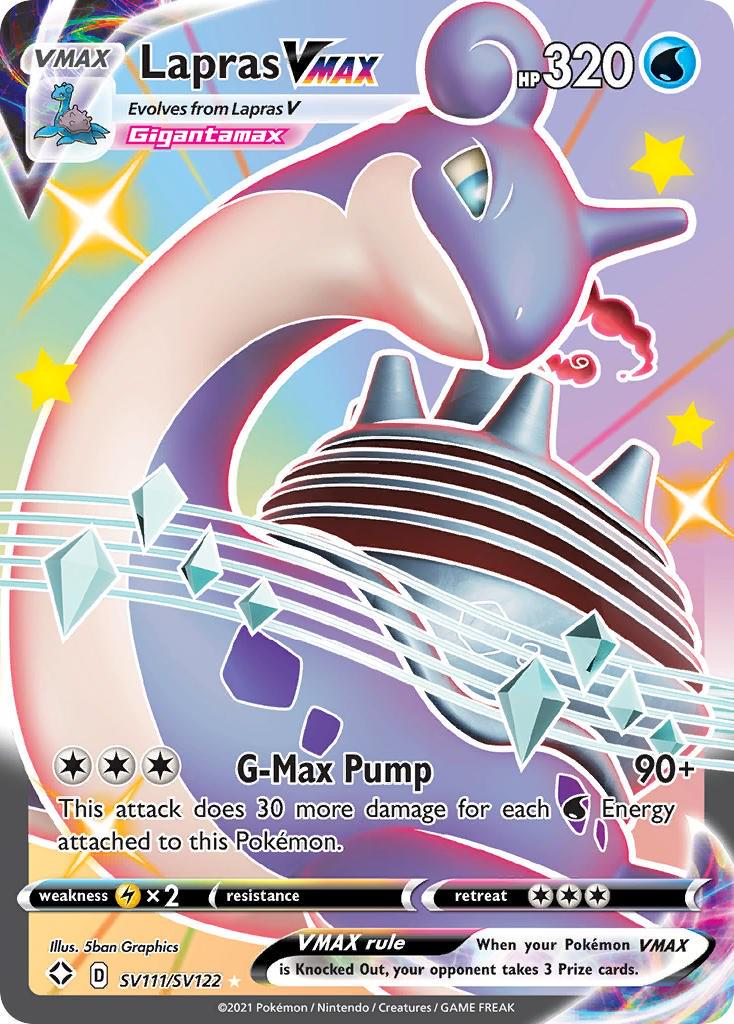 Lapras VMAX #SV111 Pokemon Shining Fates