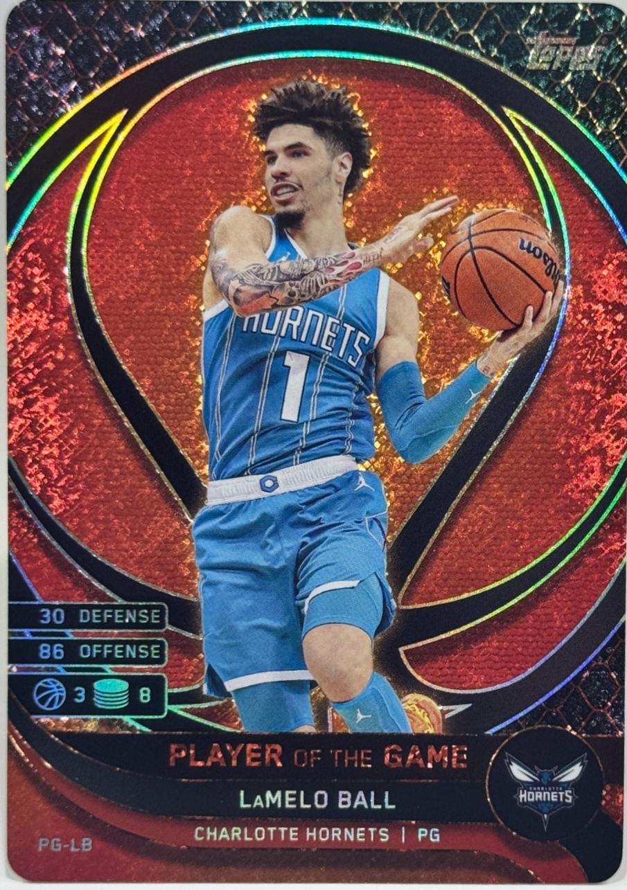 LaMelo Ball #PG-LB 2025 Topps Match Attax Player of the Game
