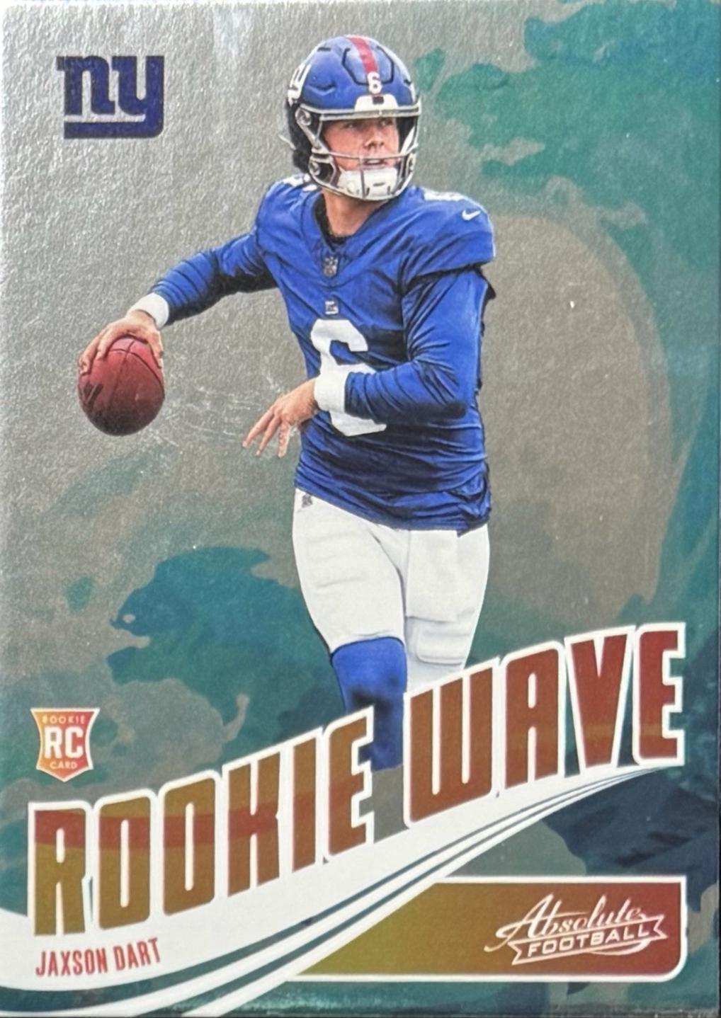 Jaxson Dart #RW-JDT [Rookie] 2025 Panini Absolute Rookie Wave