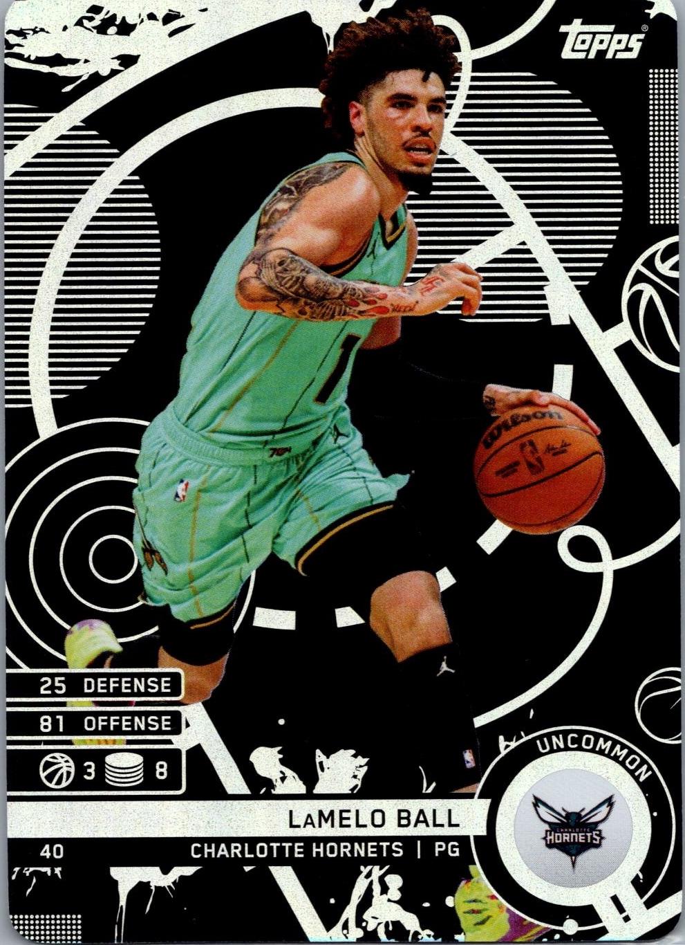 LaMelo Ball [Black] #40 2025 Topps Match Attax