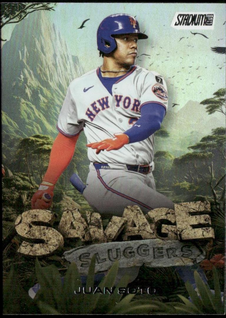 Juan Soto #SS-8 2025 Topps Stadium Club Savage Sluggers