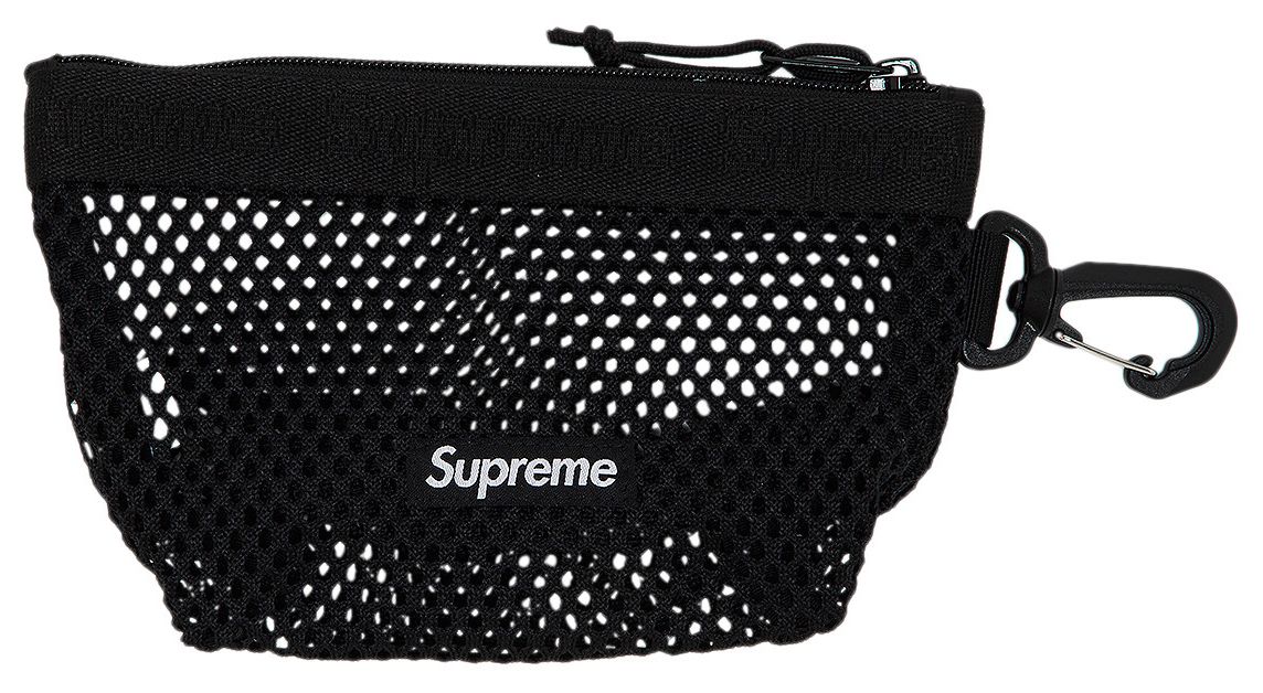Supreme Mesh Mini Pouch Black