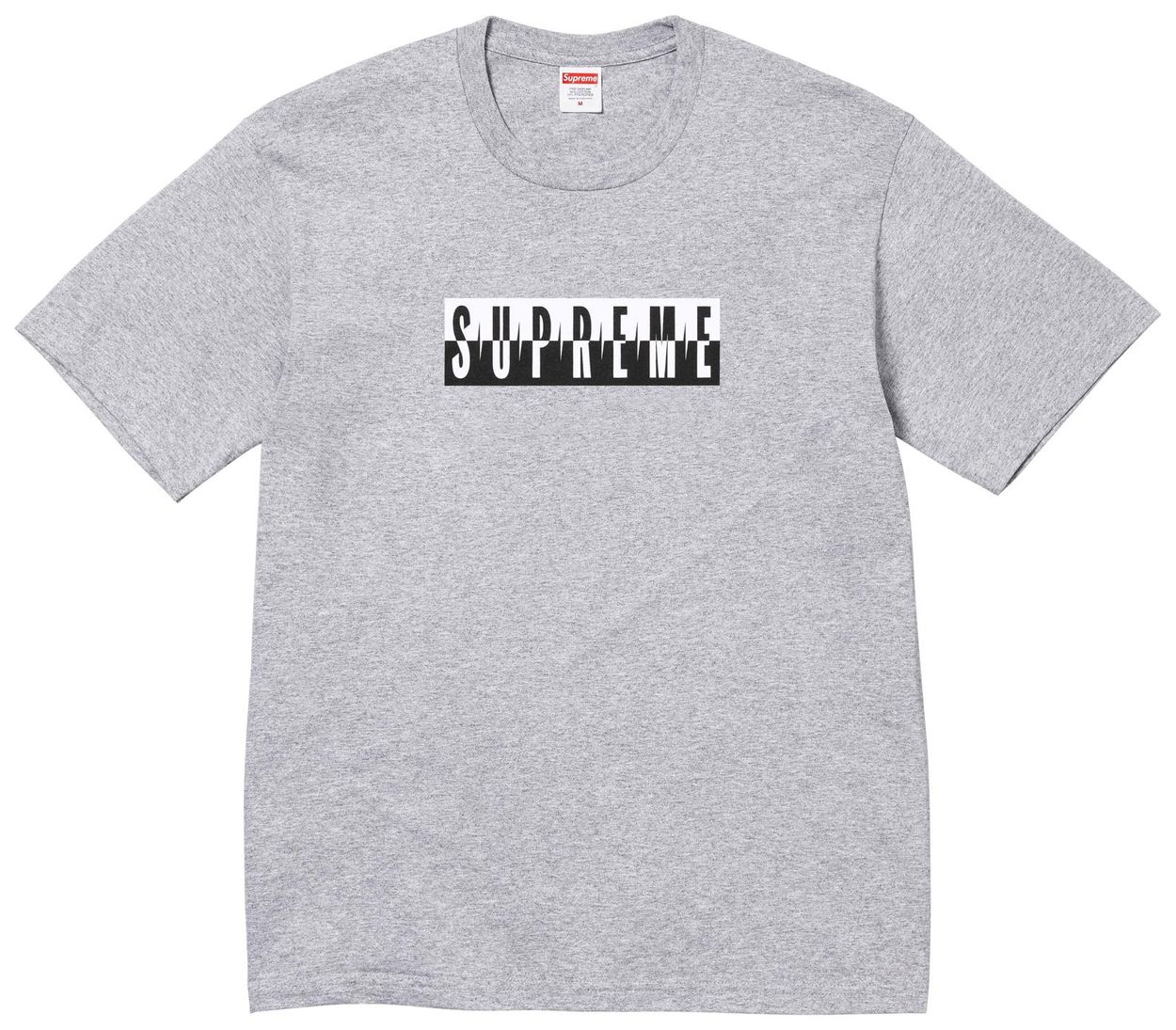 Supreme Split Tee (FW25) Heather Grey