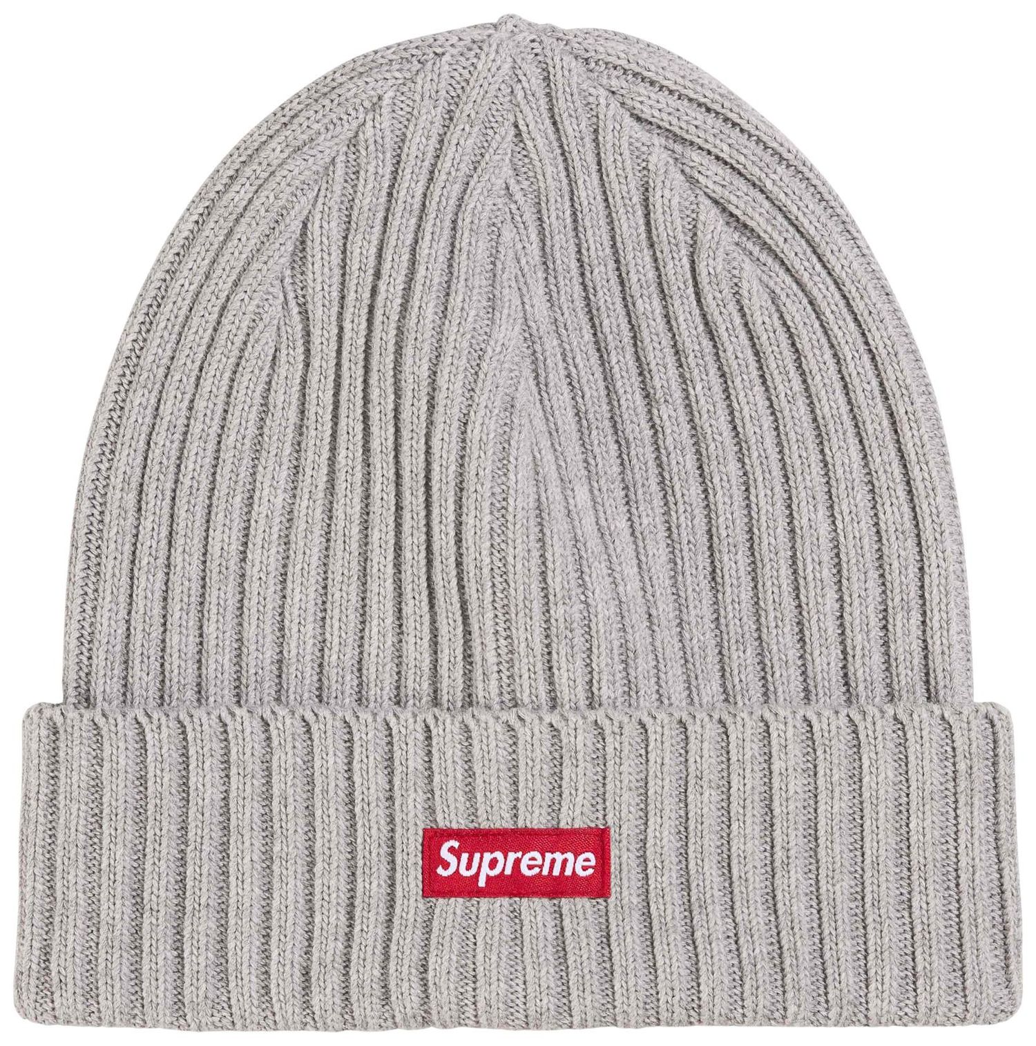 Supreme Overdyed Beanie (SS26) Heather Grey