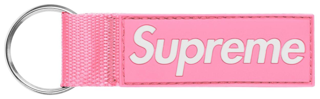 Supreme Webbing Keychain Pink (SS26)
