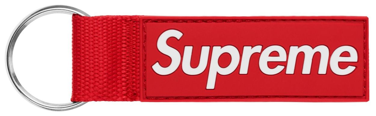 Supreme Webbing Keychain Red (SS26)