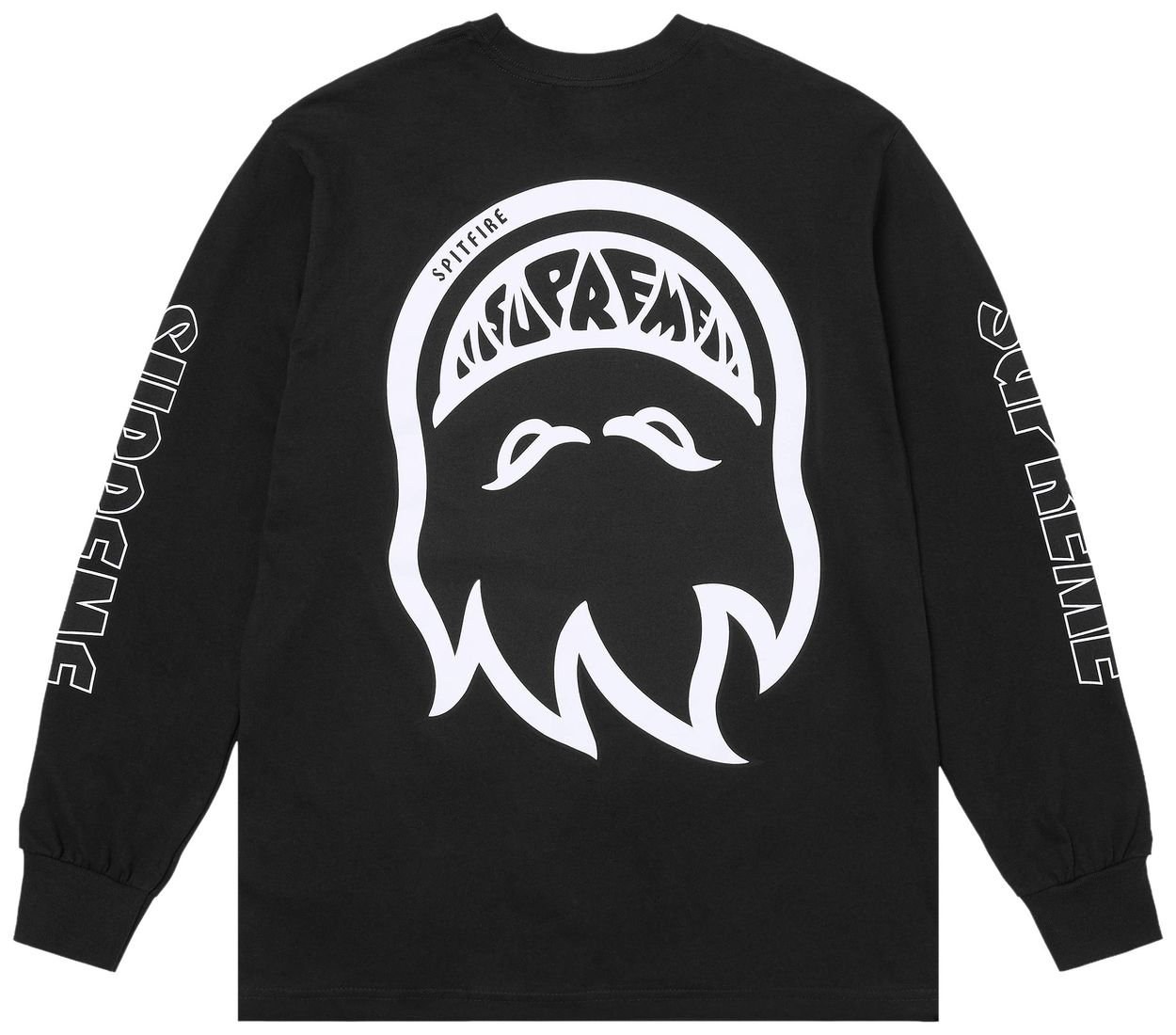 Supreme Spitfire Bighead L/S Tee Black