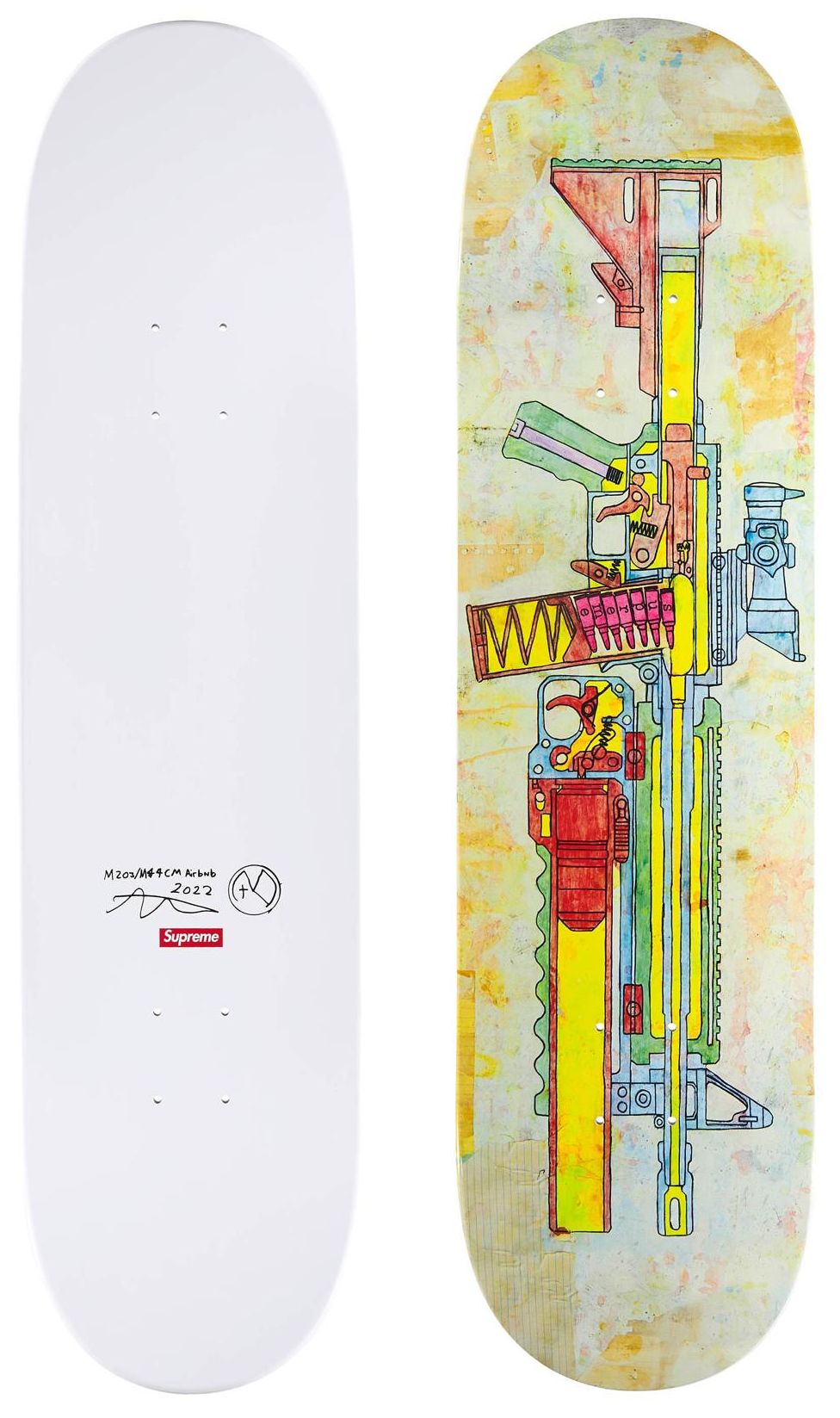 Supreme M4/M203 Skateboard Deck