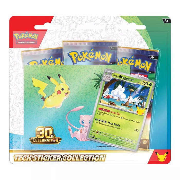 Pokemon TCG: 3Oth Celebration Tech Sticker Collection