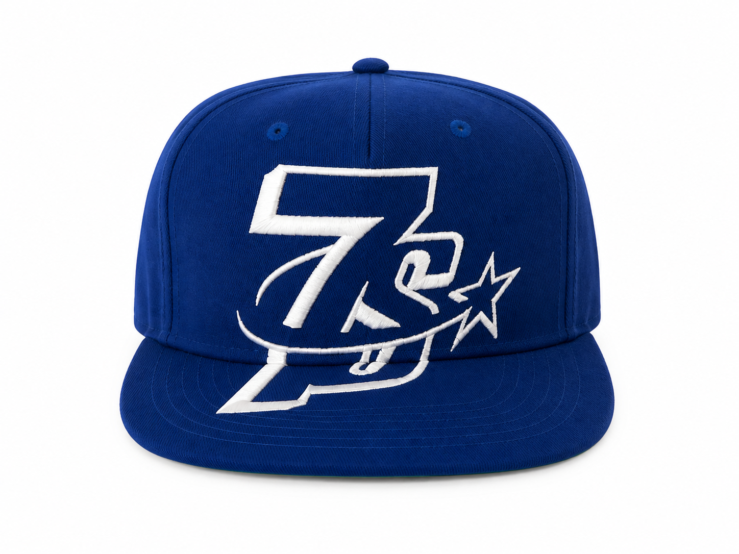 Triple Seven 7's Logo Hat Blue