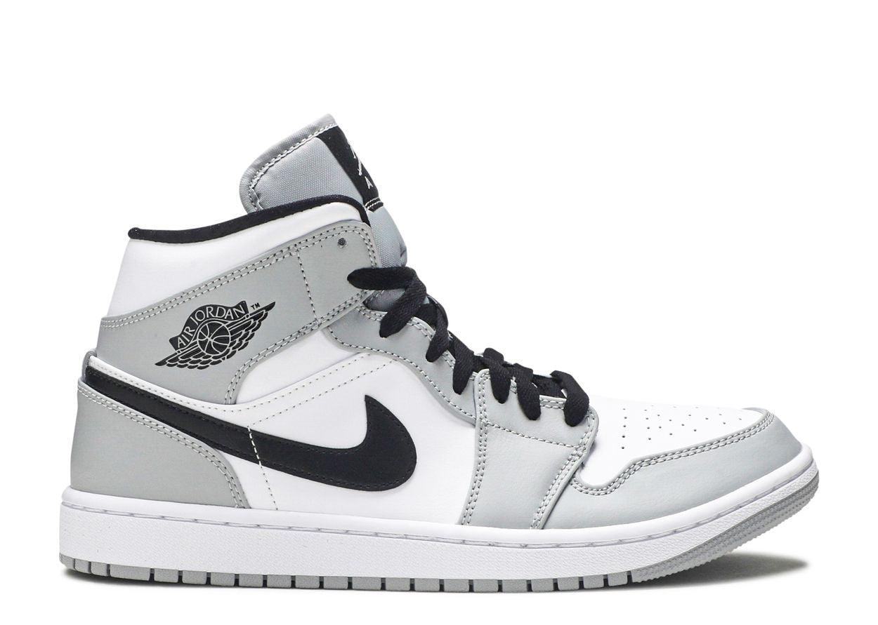 Air Jordan 1 Mid Light Smoke Grey (PRE-OWNED) (NO-BOX)