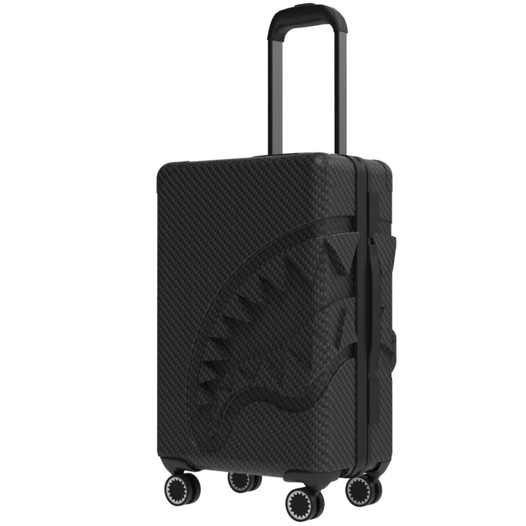SPRAYGROUND FAUX CARBON FIBER CARRY-ON LUGGAGE