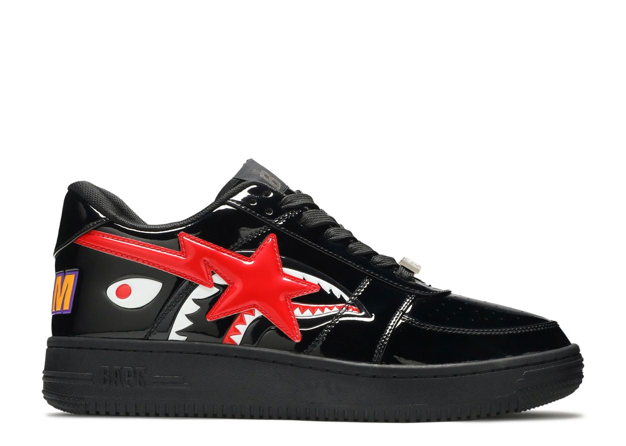 A Bathing Ape Bape Sta Low Shark Black (PRE-OWNED)