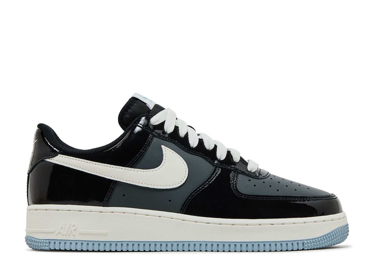 Nike Air Force 1 Low Black Iron Grey Patent (PRE-OWNED)