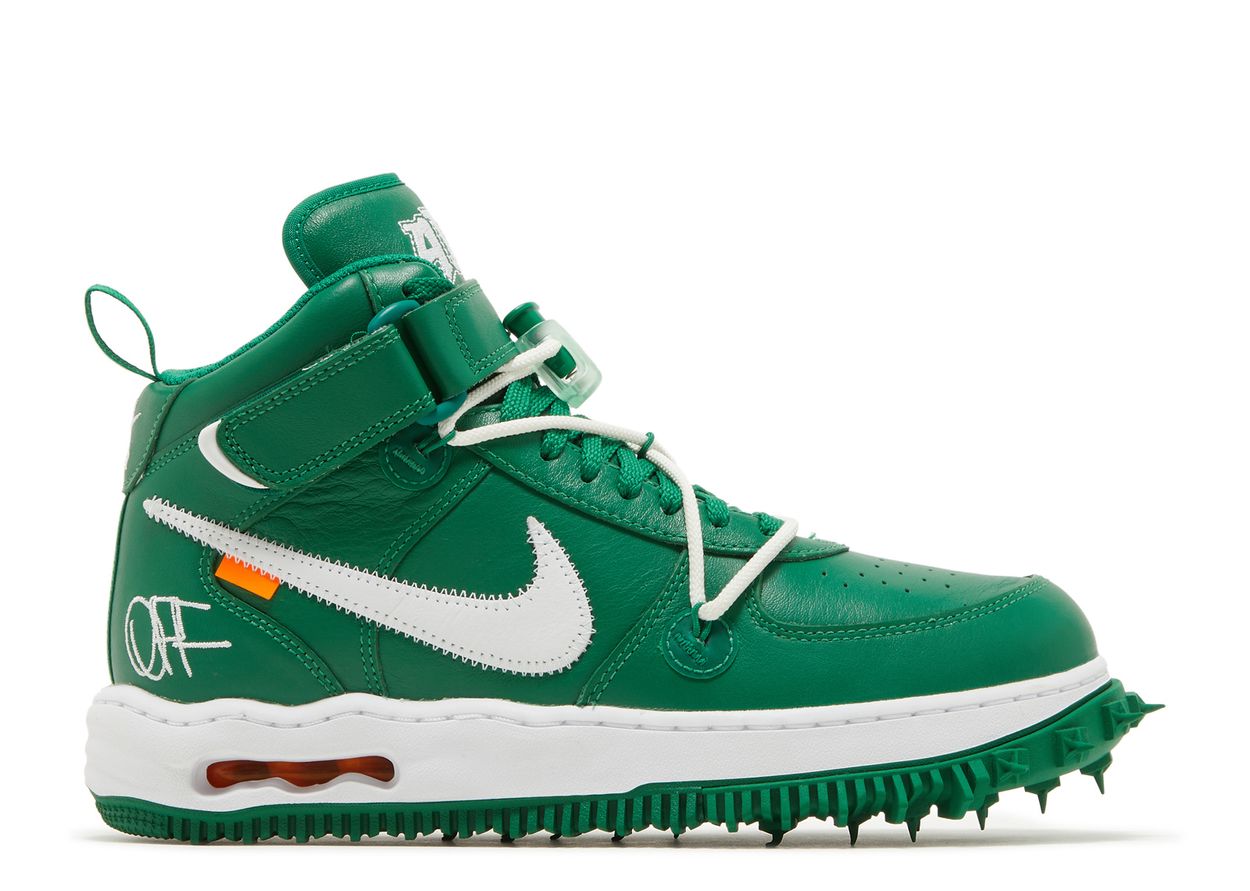 Nike Air Force 1 Mid Off-White Pine Green (PRE-OWNED)