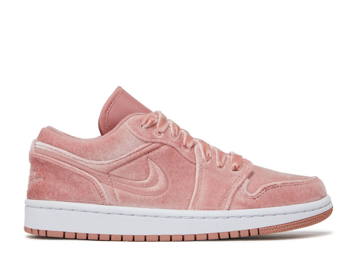 Air Jordan 1 Low SE Pink Velvet (W) (PRE-OWNED)
