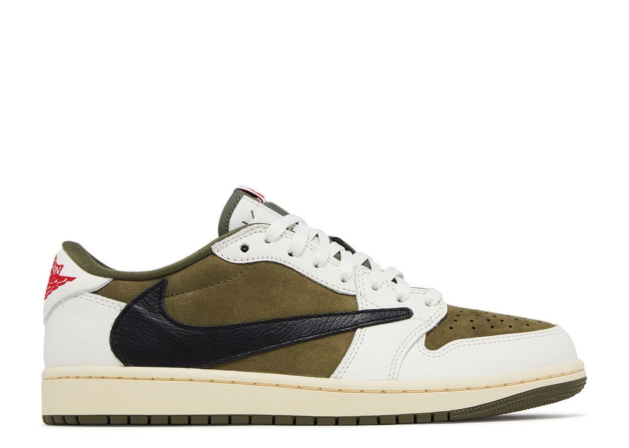 Air Jordan 1 Retro Low Travis Scott Medium Olive (PRE-OWNED)