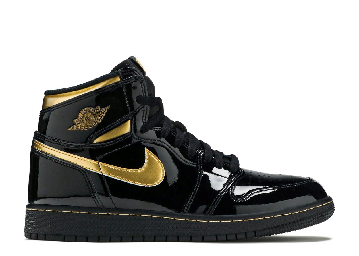 Air Jordan 1 Retro High OG Black Metallic Gold (GS)