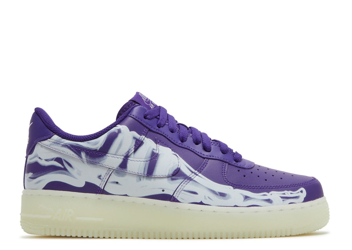 Nike Air Force 1 Low '07 QS Purple Skeleton Halloween (2021) (Pre-Owned)