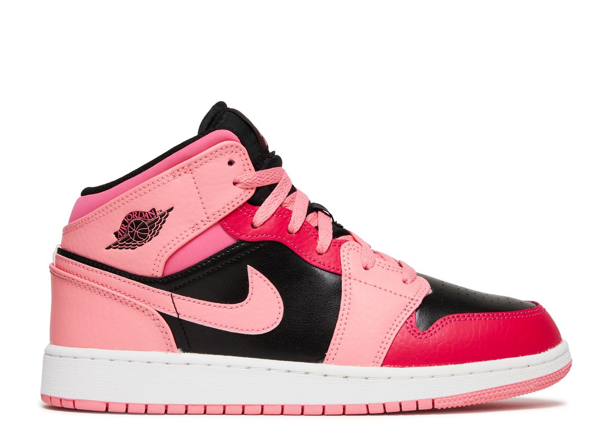 Air Jordan 1 Mid Coral Chalk (GS) (PRE-OWNED)