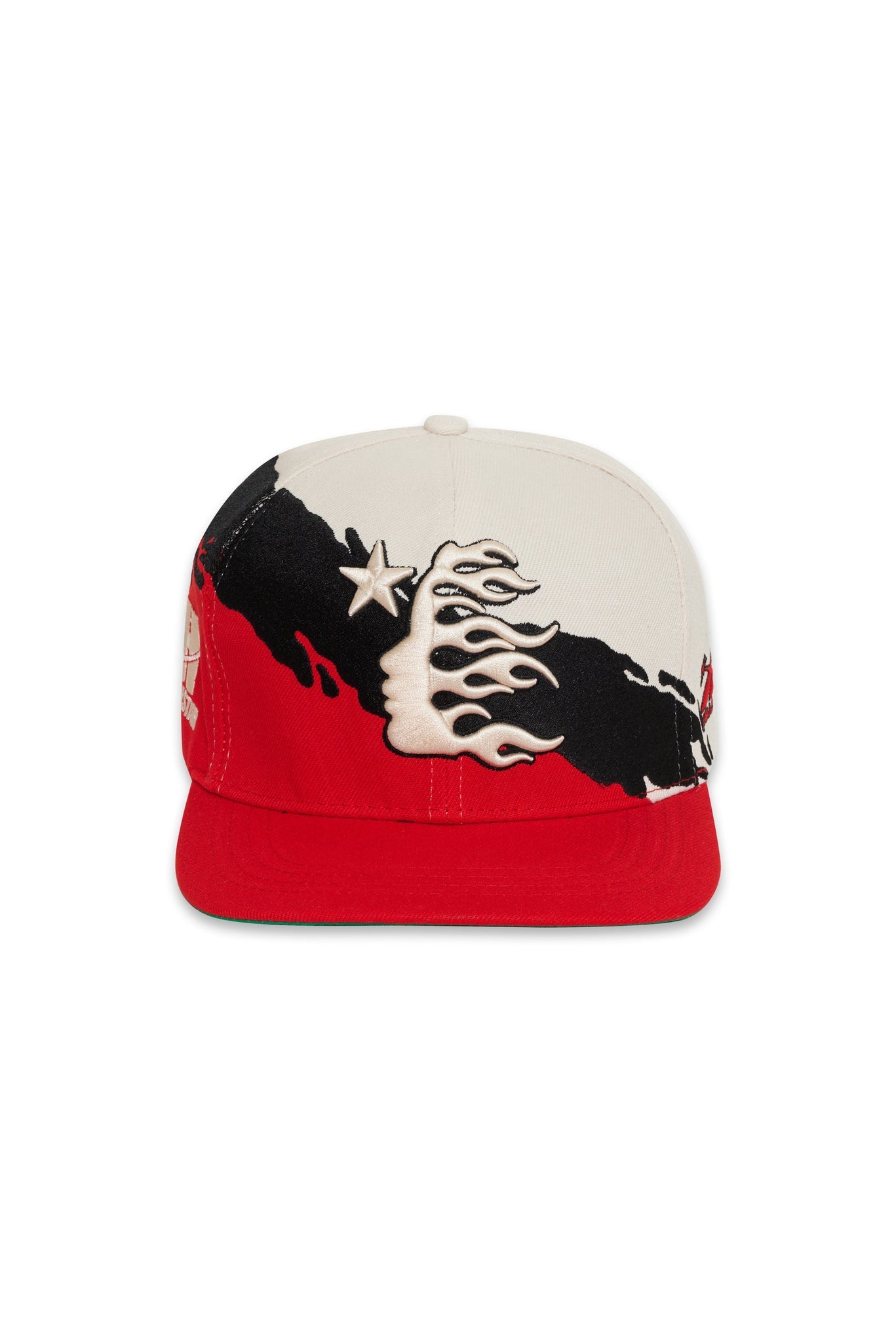 HS Paintbrush Snapback Hat Red/Black/White