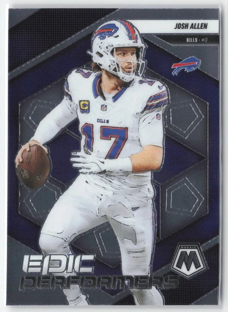 Josh Allen #9 2025 Panini Mosaic Epic Performers