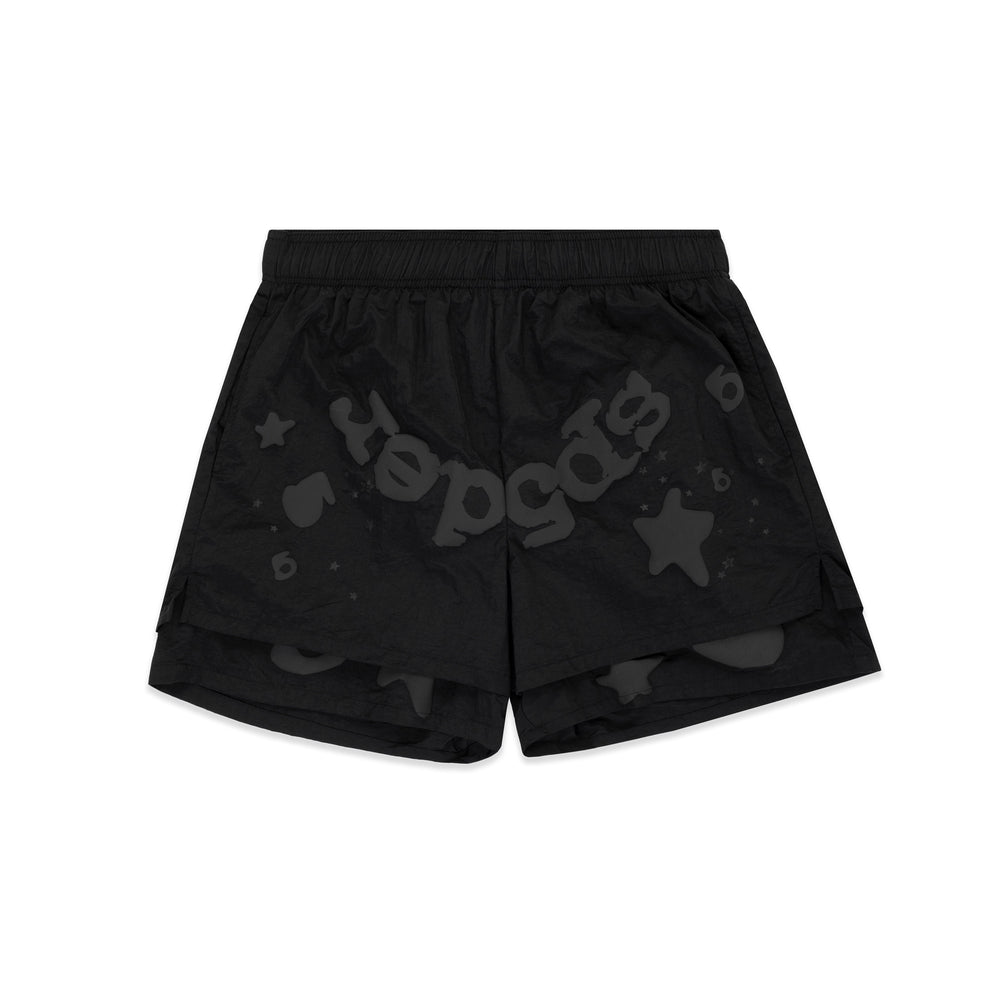 Sp5der Beluga Double Layer Short Black