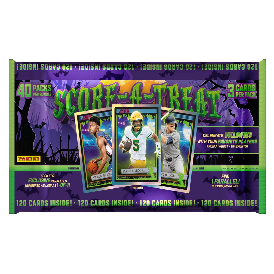 2026 Panini Halloween Multi Sport Trick or Treat 3 Card Booster Pack