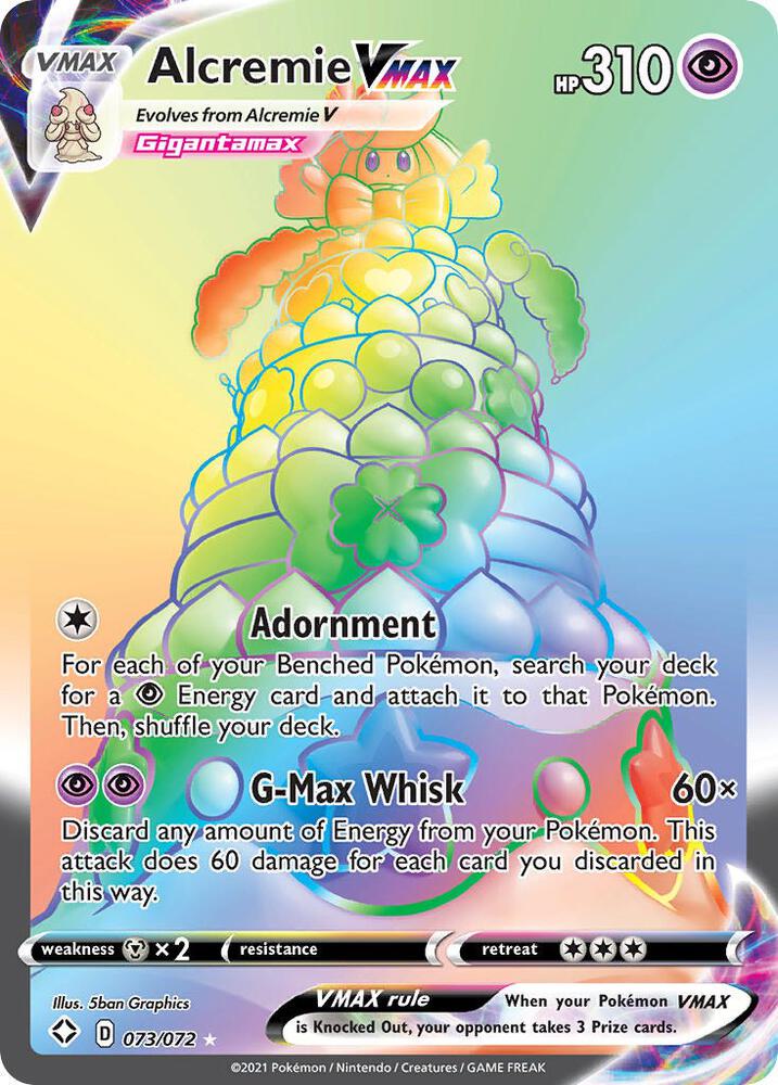 Alcremie Vmax pokemon card