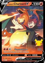 lance's Charizard V pokemon card