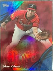 Matt Olson [Red Foil] #GW-34 2026 Topps Series 2 Glove Work