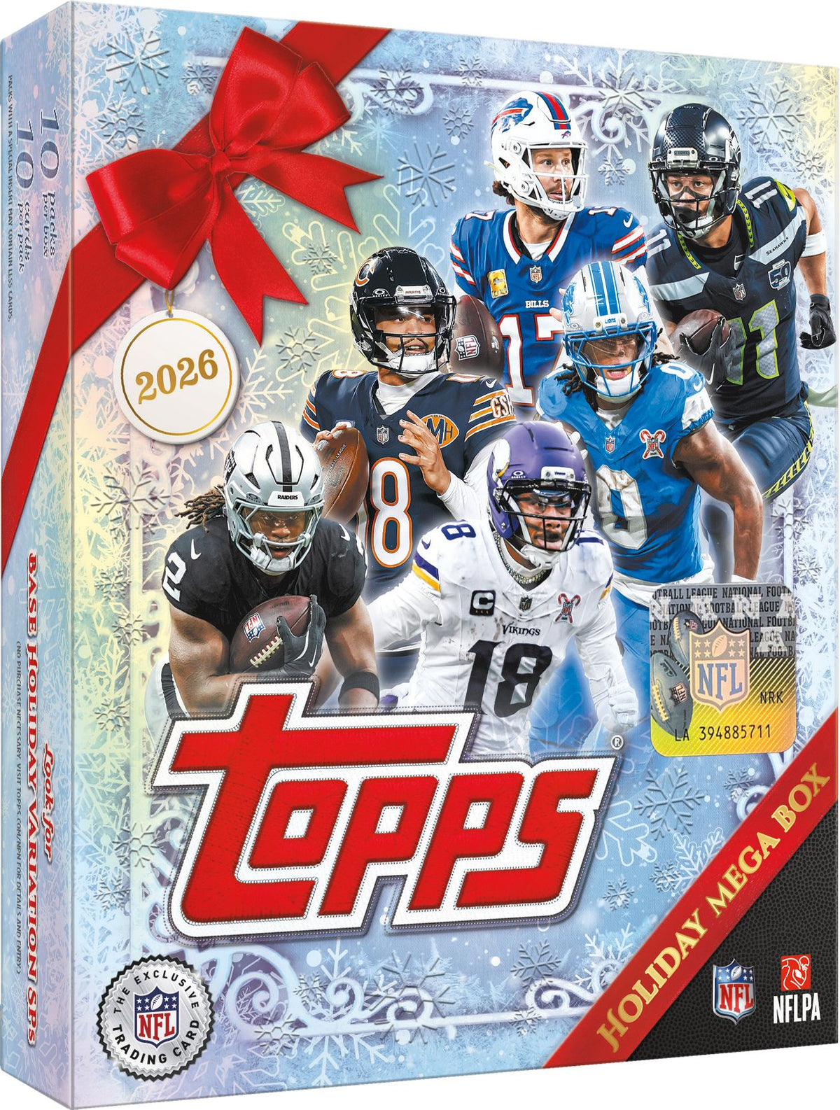 2026 Topps Holiday NFL Football Mega Box