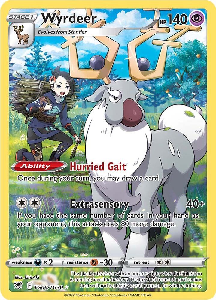 Wyrdeer full art pokemon card