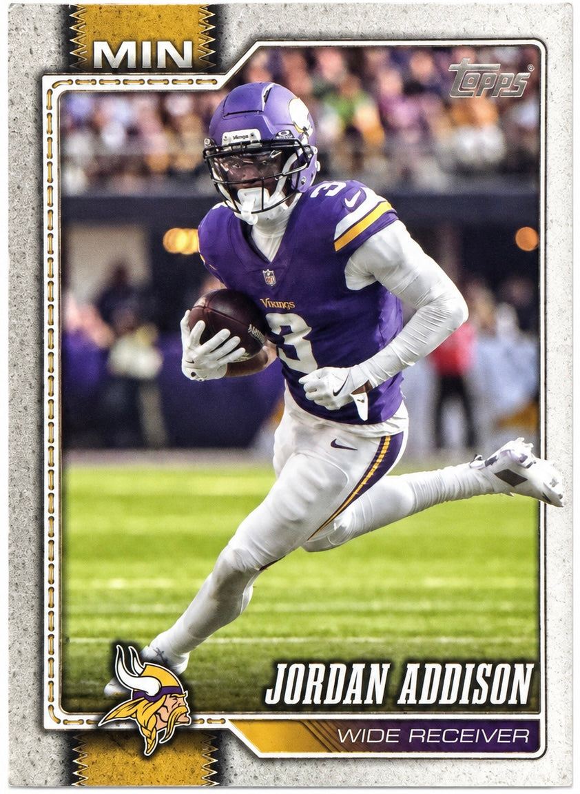 Jordan Addison #132 2026 Topps Flagship