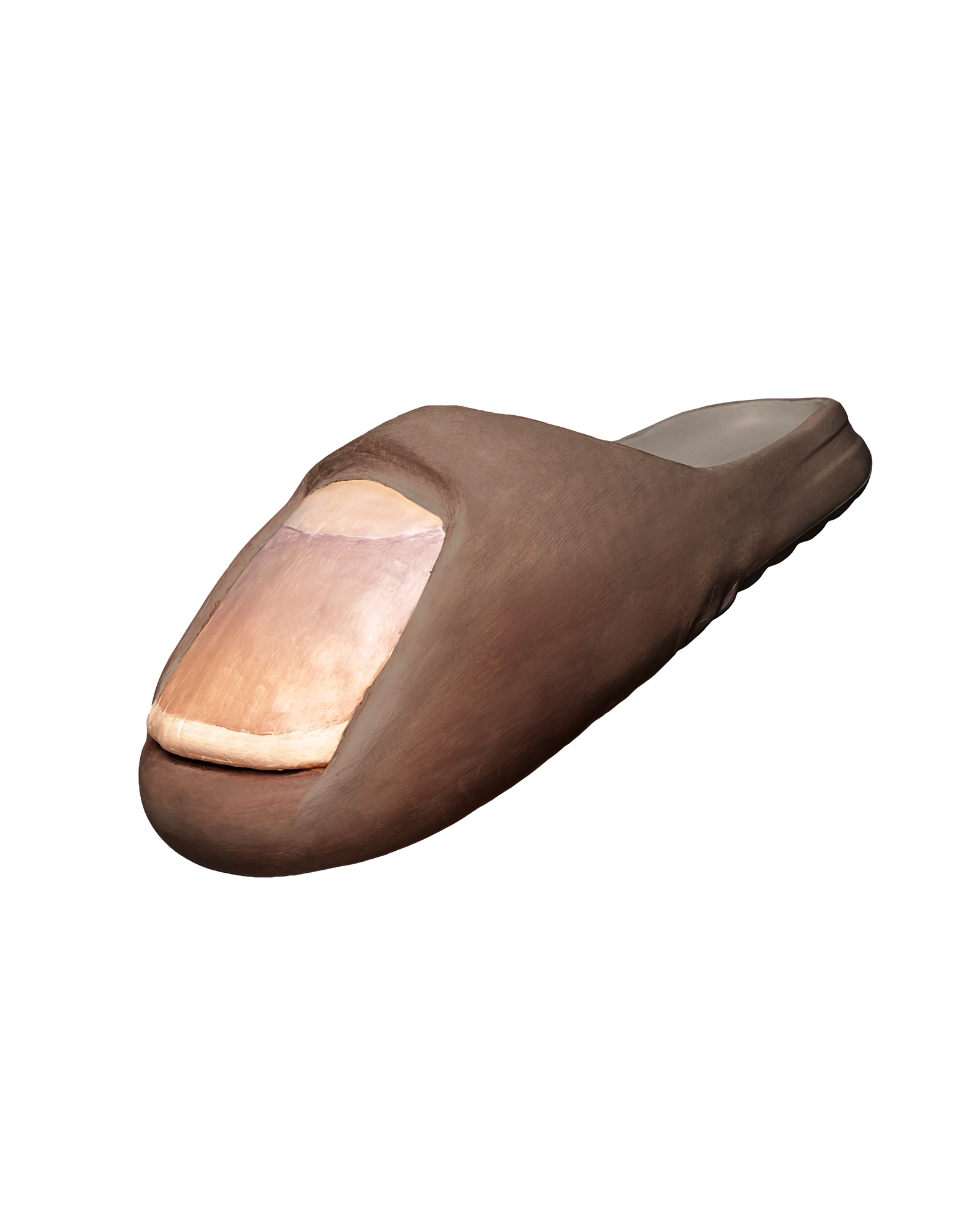 Bravest Studios Brown Toe Slides