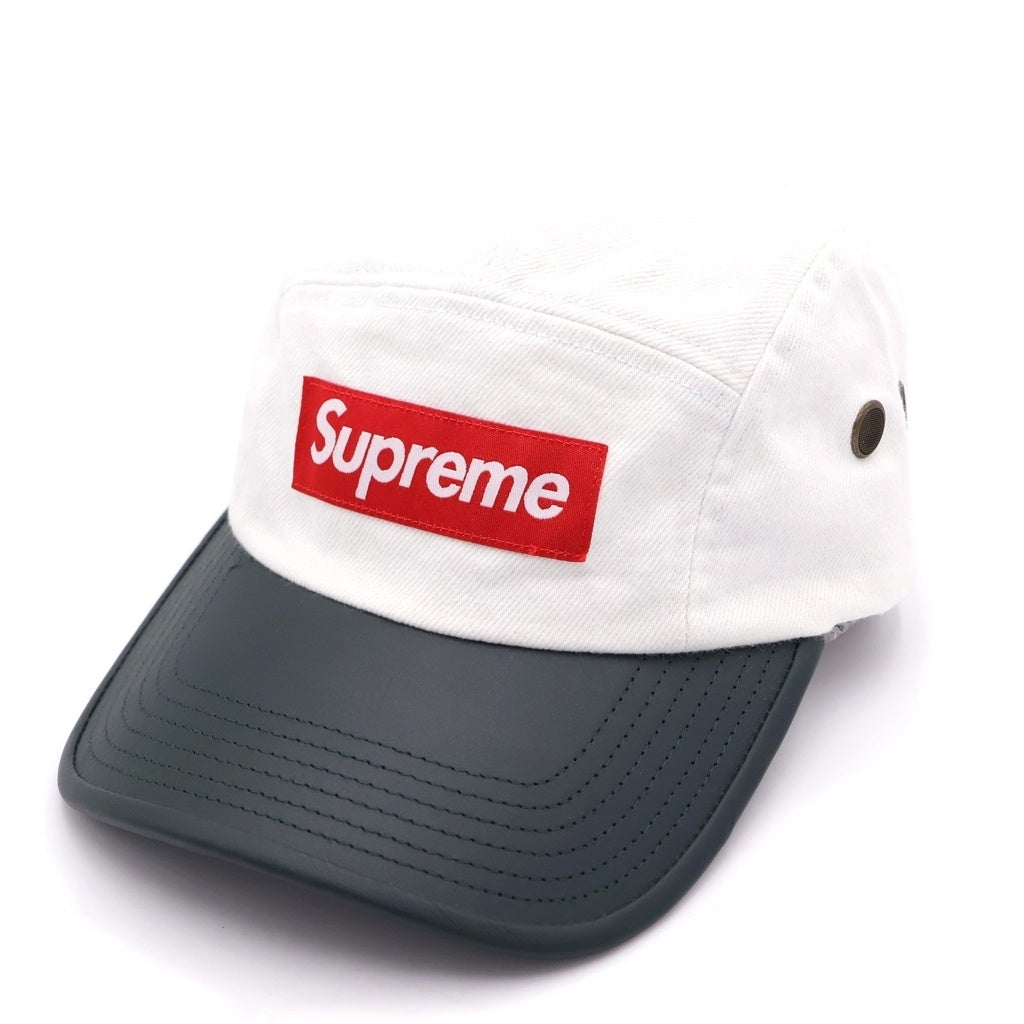 Supreme 2-Tone Denim Camp Cap White (SS20)