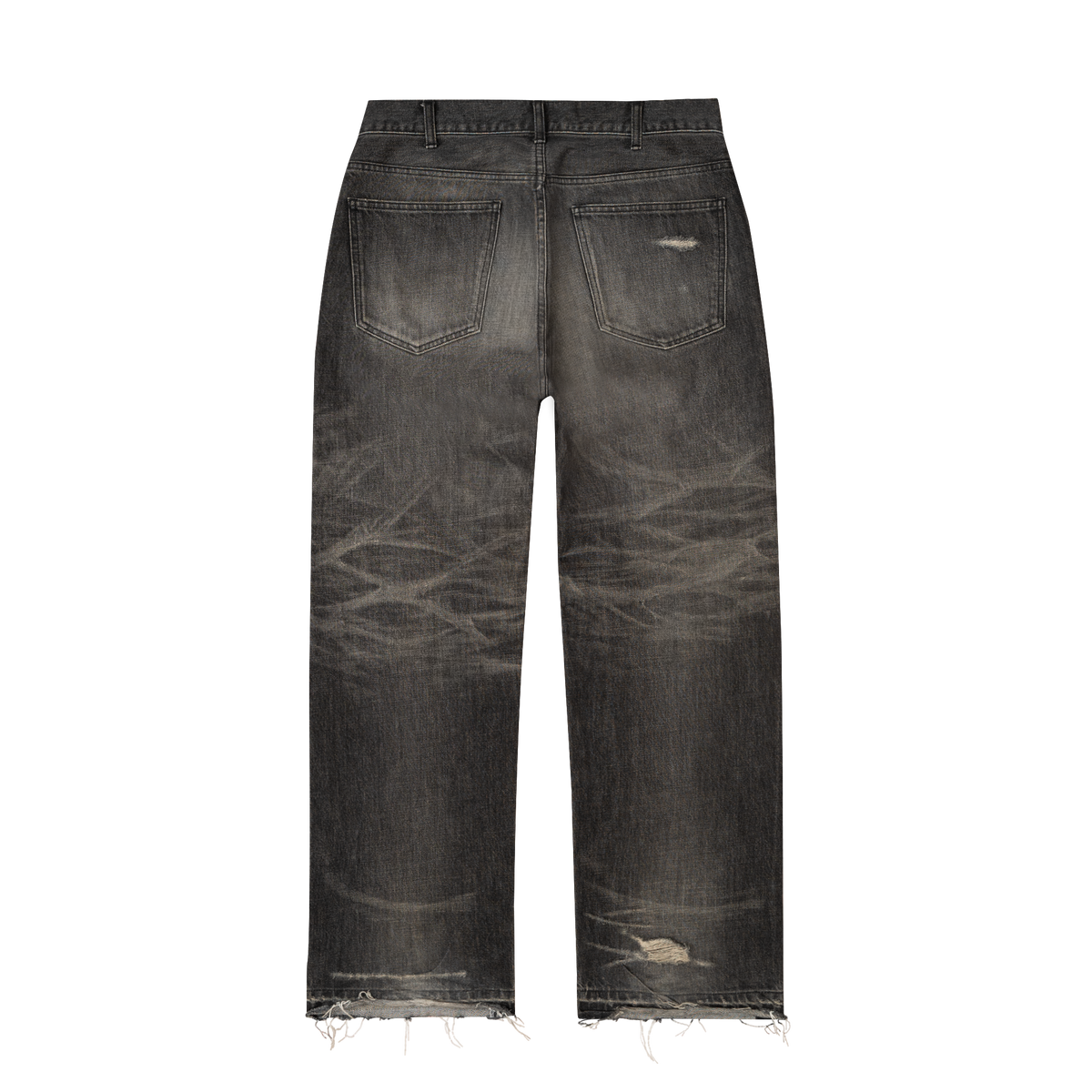 Bravest Studios Vintage Black Thrashed Denim