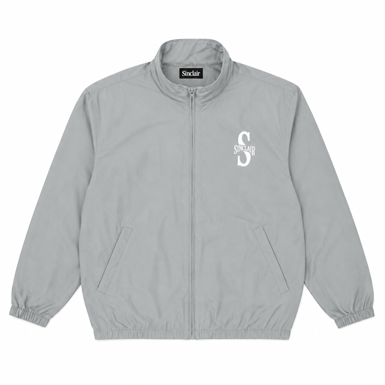 Sinclair S Arch Nylon Track Jacket Grey