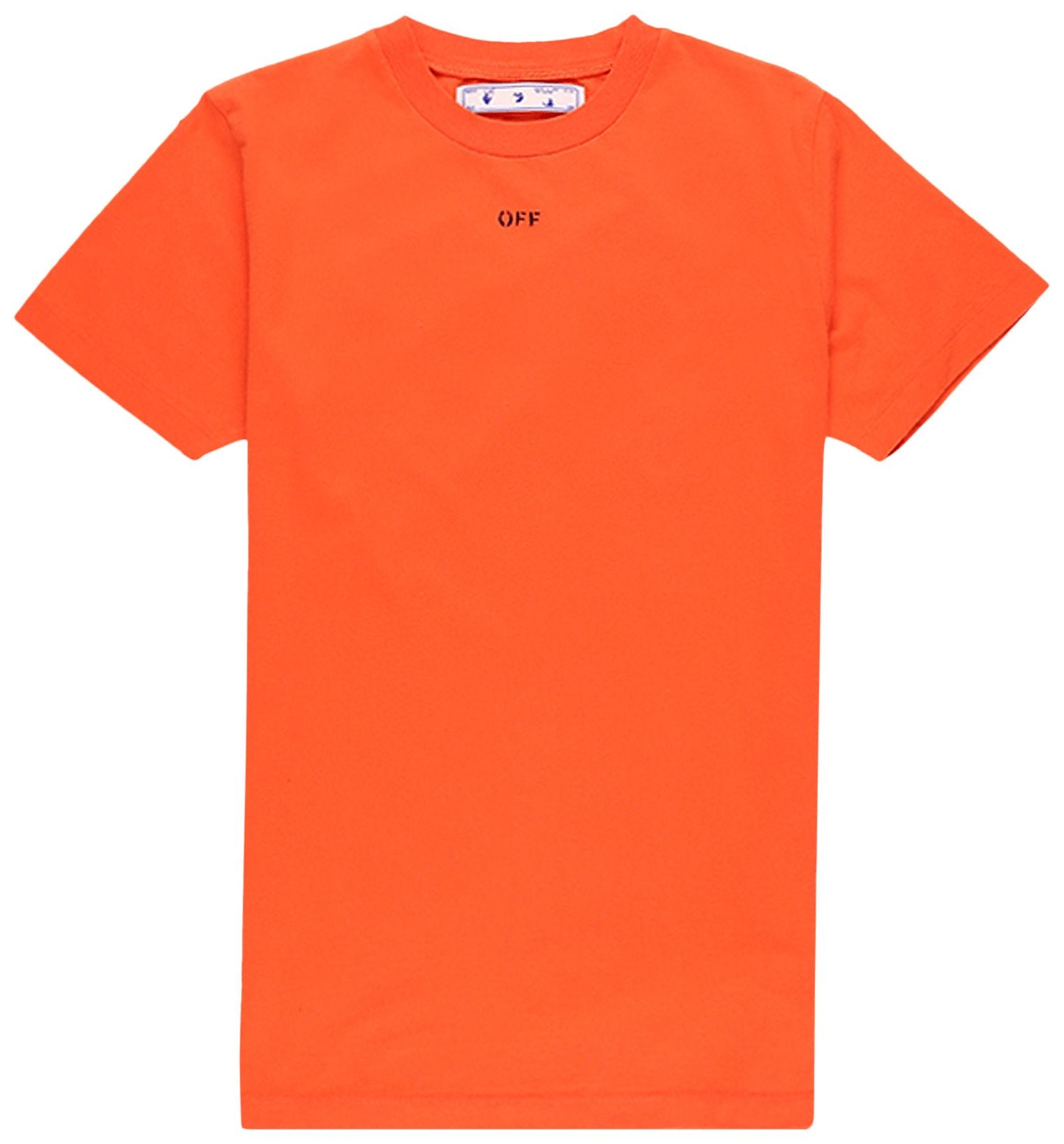 OFF-WHITE Stencil Slim Tee 'Orange/Black'