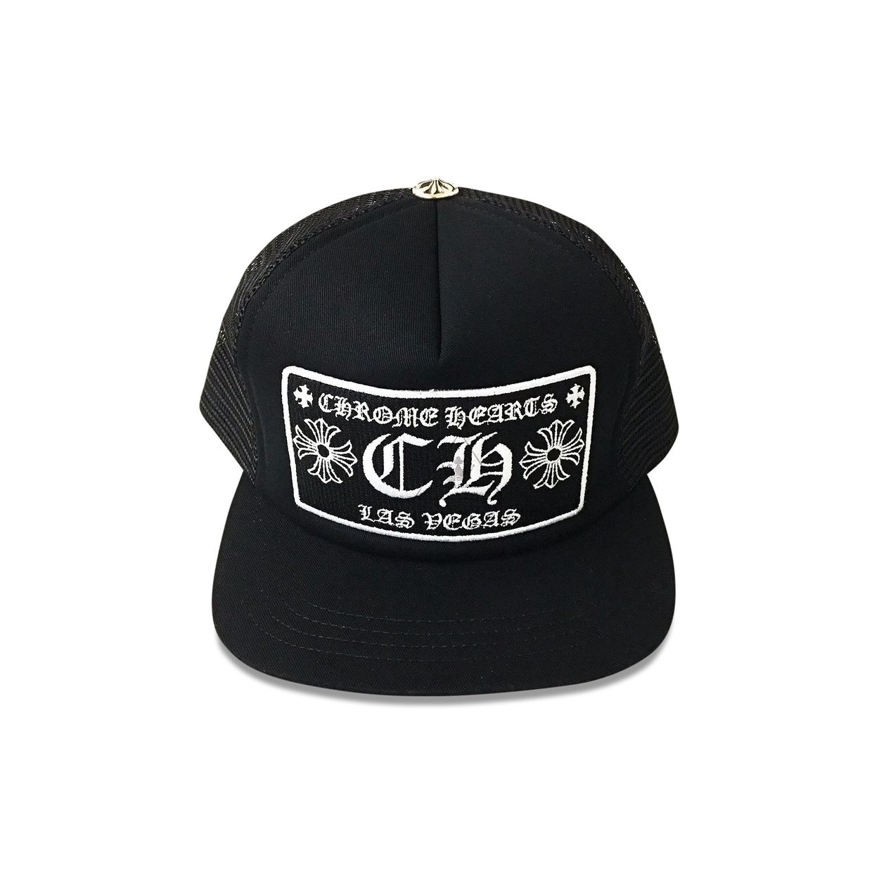 Chrome Hearts CH Las Vegas Trucker Hat Black/Black