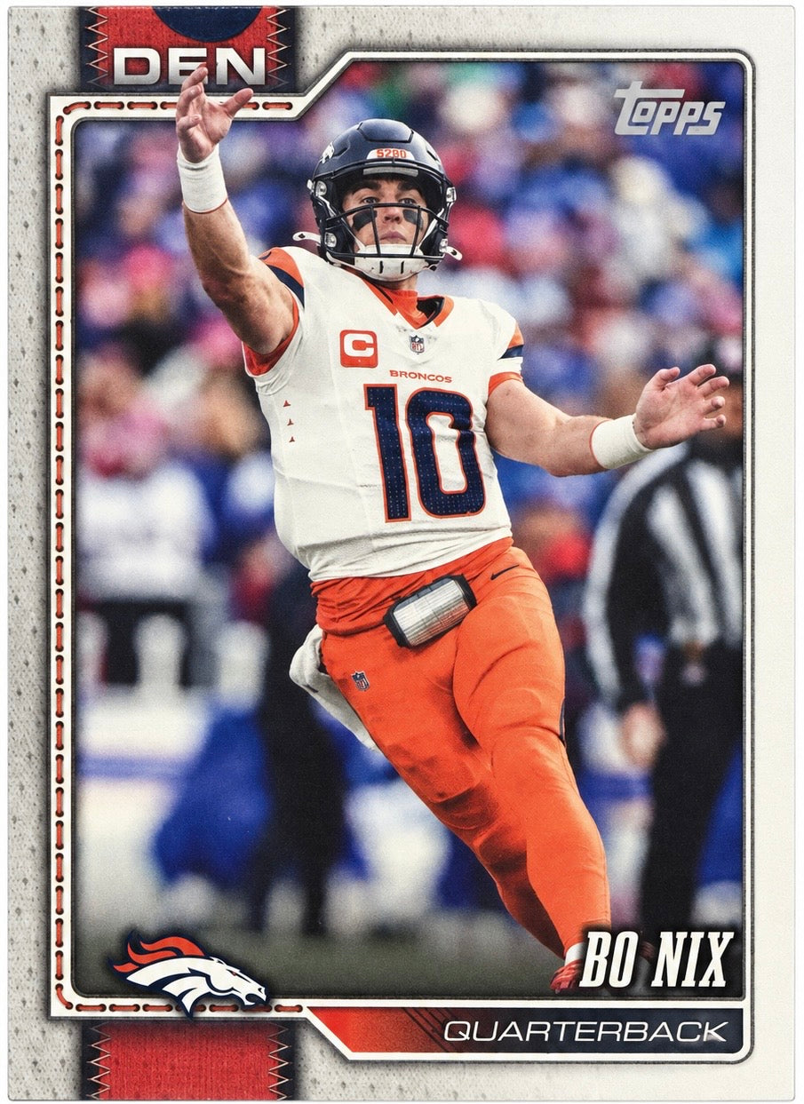 Bo Nix #CB-2 2026 Topps Flagship Companion Card