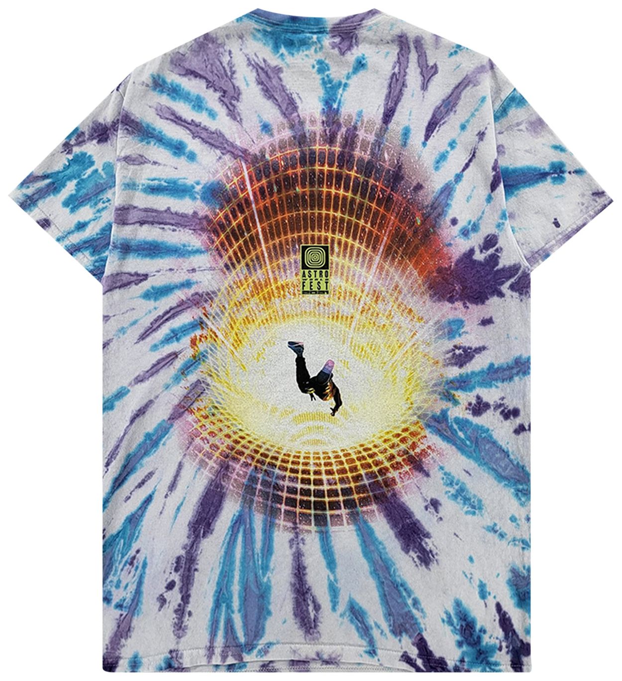 Travis Scott Flame T-Shirt Tie Dye