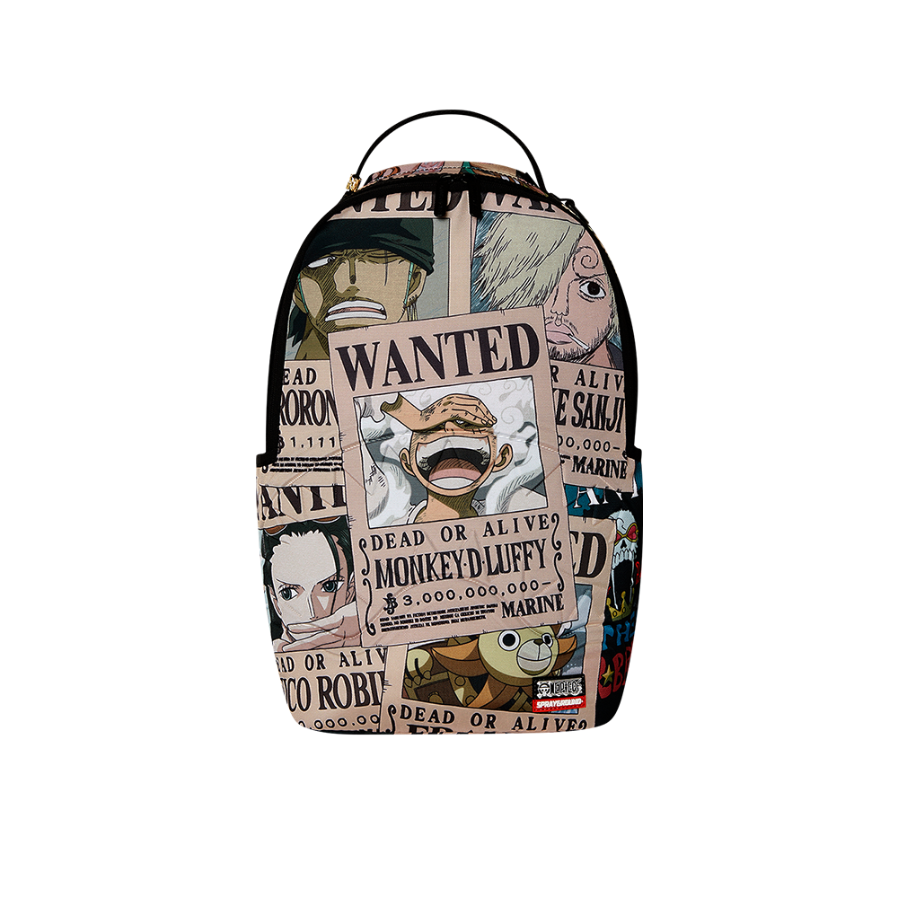 SPRAYGROUND ONE PIECE WANTED SHARK POSTERS DLXS BACKPACK
