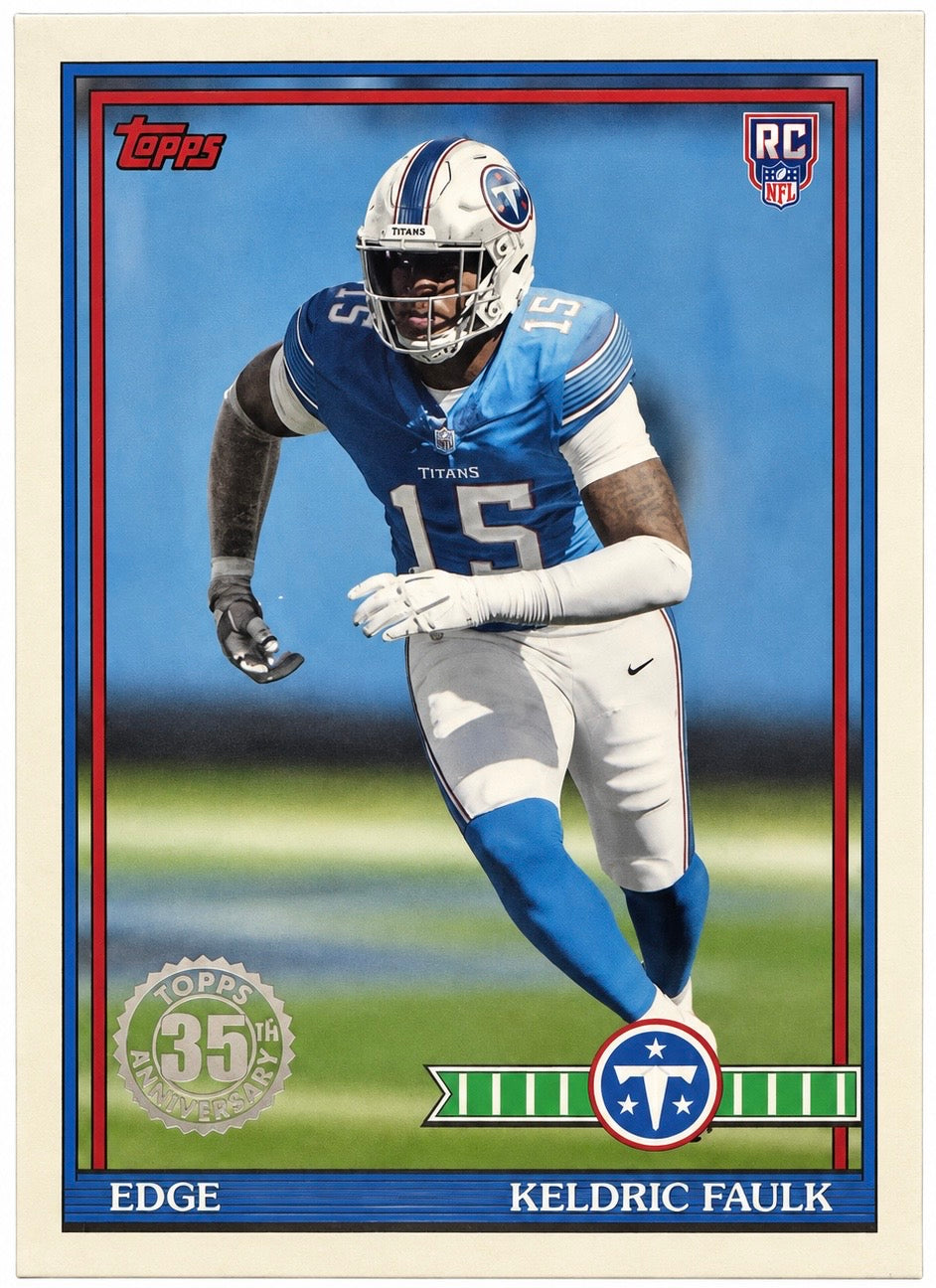 Keldric Faulk #91TR-44 [Rookie] 2026 Topps Flagship 1991 Rookie