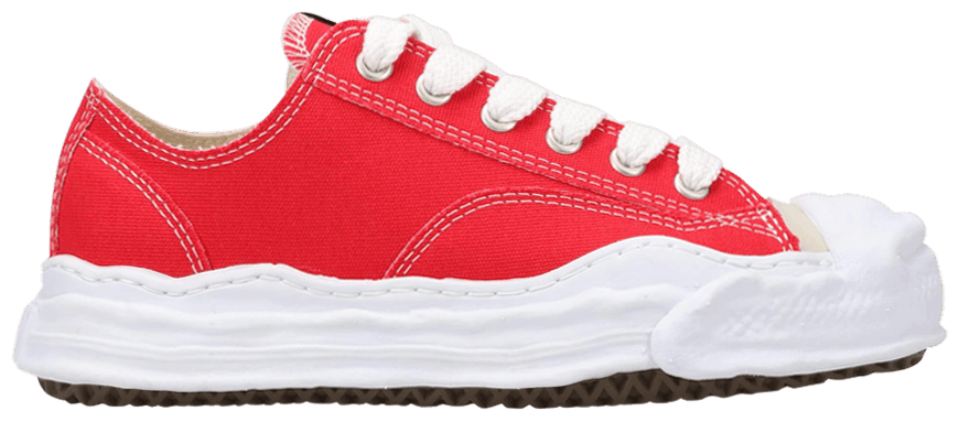 Maison Mihara Yasuhiro Hank OG Sole Canvas Low Red (PRE-OWNED)