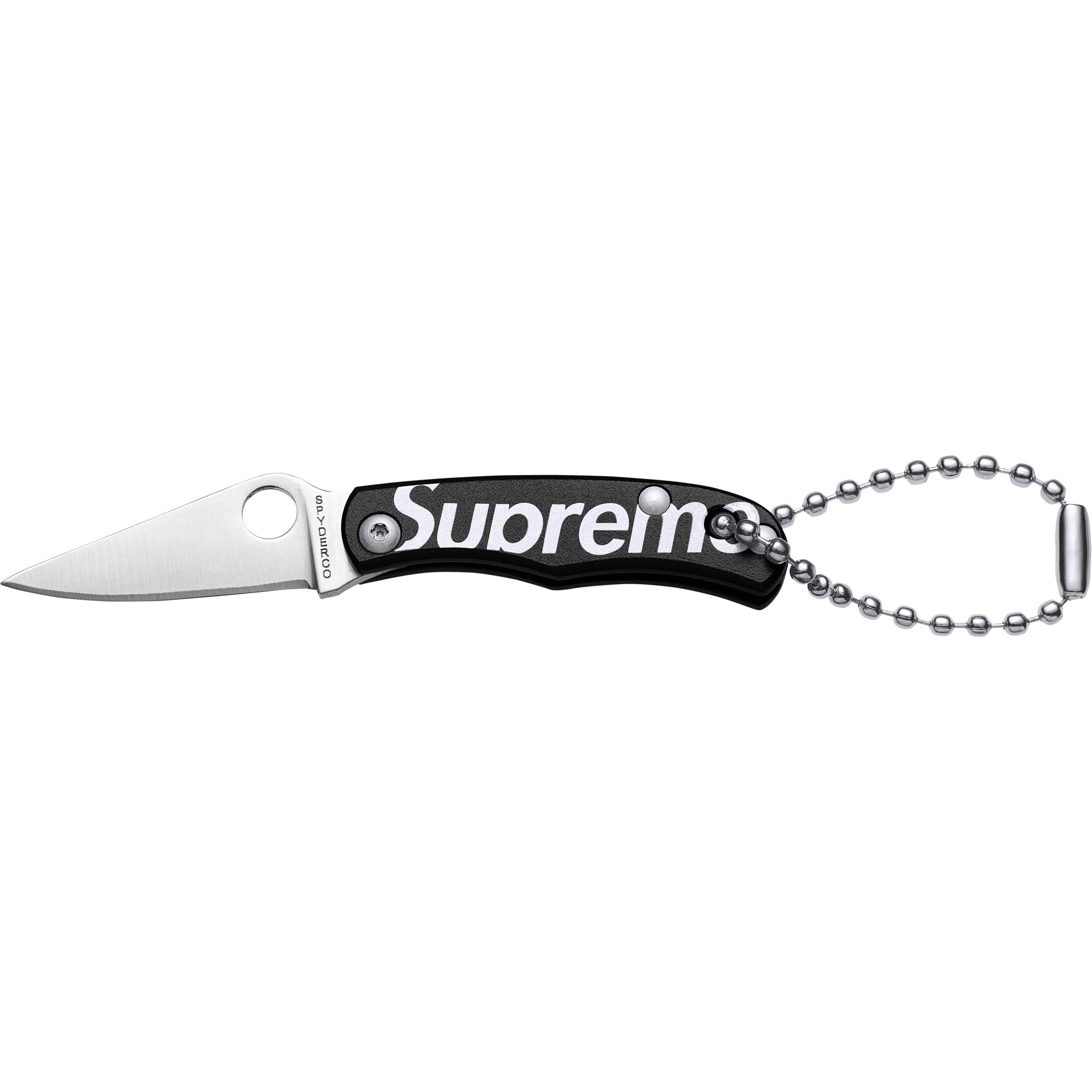 Supreme Spyderco Bug Knife Black