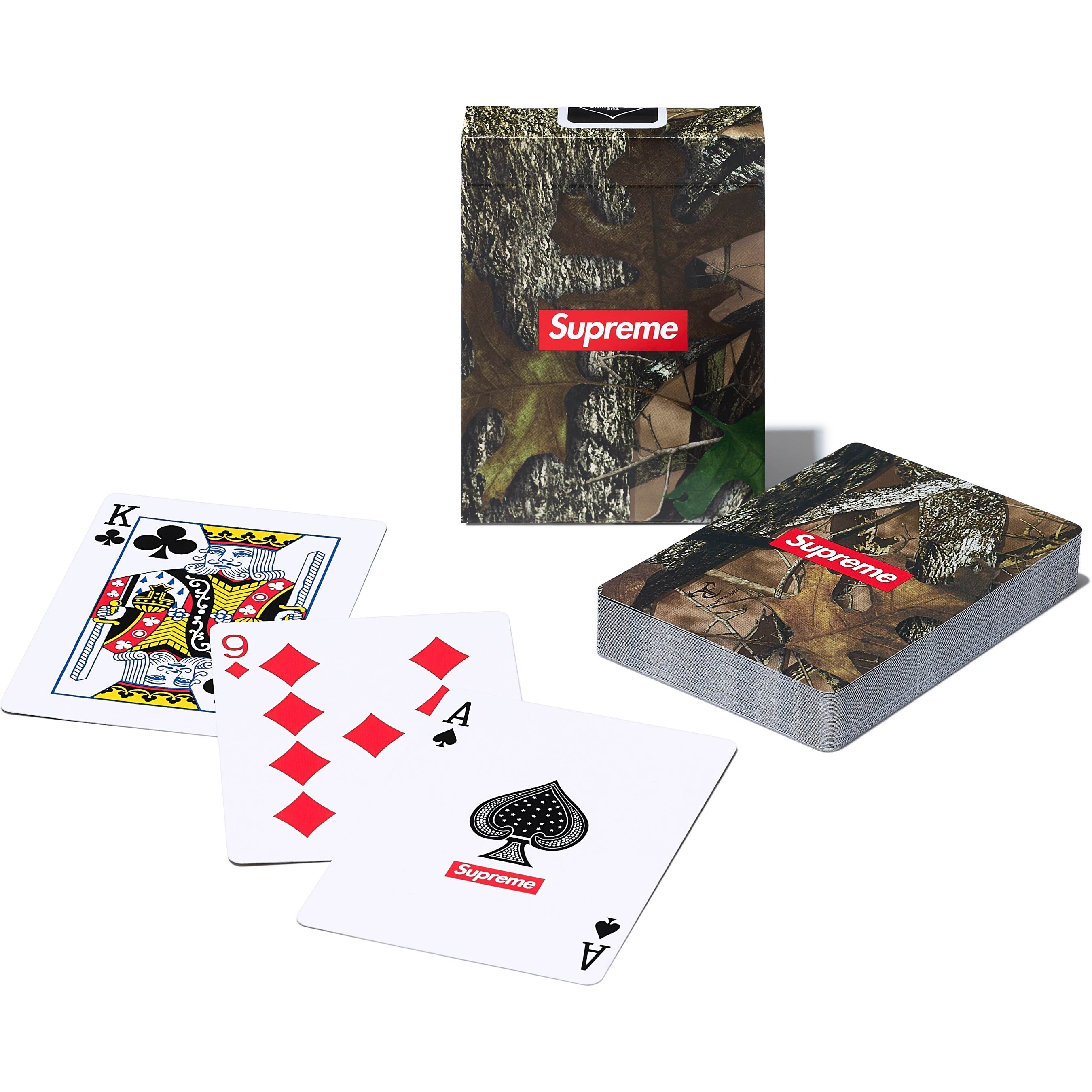 Supreme Camo Playing Cards Multicolor