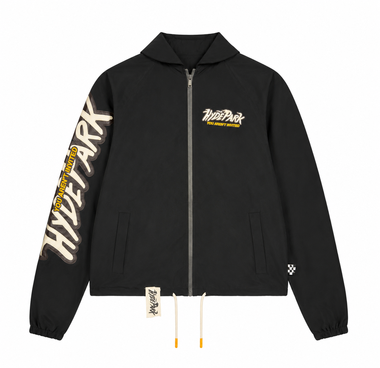 Hyde Park You Arn't Invite Zip-Up Hoodie Black