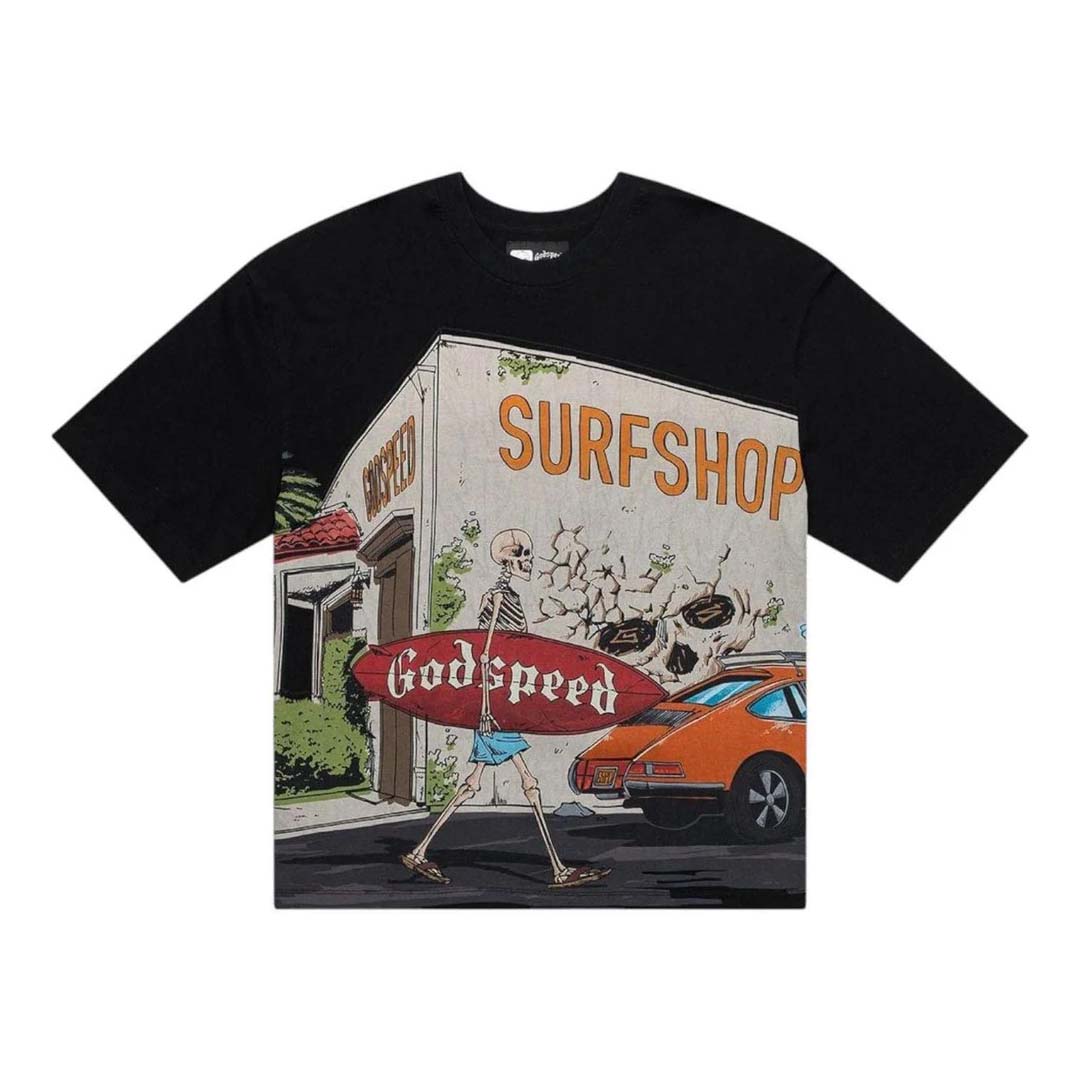 Godspeed Surf Shop T-Shirt (Black)